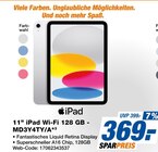 11” iPad Wi-Fi 128 GB bei expert im Delmenhorst Prospekt für 369,00 €