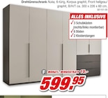 Drehtürenschrank Angebote bei Möbel AS Bruchsal für 599,95 €