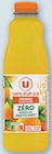 100% Pur Jus d'Orange Zero Résidu de Pesticides - U en promo chez U Express 100% Pur Jus d'Orange Zero Résidu de Pesticides - U dans le catalogue U Express
