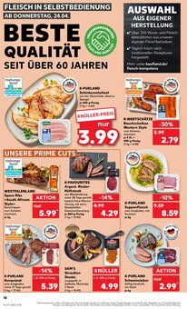 Rumpsteak im Kaufland Prospekt "KNÜLLER" mit 50 Seiten (Essen)