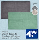Chenille-Badematte von Novitesse für 4,99 € bei ALDI SÜD im Angebot Chenille-Badematte von Novitesse im aktuellen ALDI SÜD Prospekt