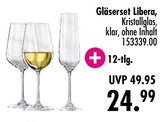 Gläserset Libera für 24,99 € bei SB Möbel Boss im Angebot Gläserset Libera im aktuellen SB Möbel Boss Prospekt