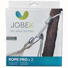 Kit de fixation pour hamac - Jobek en promo chez Botanic Kit de fixation pour hamac - Jobek dans le catalogue Botanic