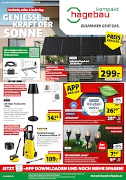 hagebau kompakt Prospekt für Bad Kreuznach: "GENIESSE DIE KRAFT DER SONNE.", 10 Seiten, 02.05.2026 - 09.05.2026