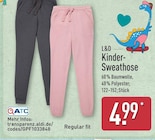 Kinder-Sweathose von L&D im aktuellen ALDI Nord Prospekt