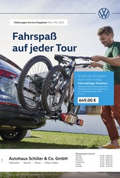 Aktueller Volkswagen Werkstatt & Auto Prospekt in Schönbrunn und Umgebung, "Neuer Frühling, neuer Grip" mit 1 Seite, 01.03.2025 - 31.05.2025