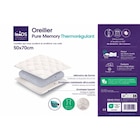 Oreiller à mémoire de forme thermorégulant - LABORATOIRE DU SOMMEIL en promo chez Carrefour Reims à 14,99 €