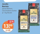 Barista Angebote von Jacobs bei V-Markt Augsburg für 13,99 €