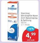 Verstopfte Nase 2in1 Nasenspray & Spülung von Sterimar im aktuellen budni Prospekt für 4,99 €