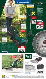 Akku Rasenmäher Angebot & Preis im aktuellen Lidl Prospekt Akku Rasenmäher Angebot im aktuellen Lidl Prospekt auf Seite 36