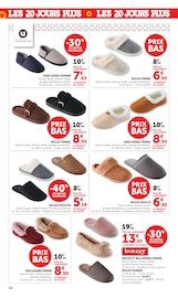 Promos Chaussures dans le catalogue "20 JOURS PLUS" de Hyper U Chaussures en promo dans le catalogue Hyper U à la page 46