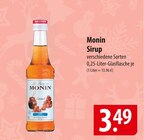 Monin Sirup im Angebot bei famila Nordost in Celle Monin Sirup Angebote bei famila Nordost Celle für 3,49 €