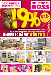 Aktueller SB Möbel Boss Prospekt mit Computer, "DIESE PREISE SCHOCKEN JEDEN!", Seite 1