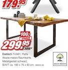 Esstisch TI-0481 im Angebot bei Möbel AS in Heilbronn Esstisch TI-0481 Angebote von Akazie Massiv bei Möbel AS Heilbronn für 299,95 €