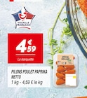 PILONS POULET PAPRIKA à Netto dans Saint-Benoît-de-Carmaux