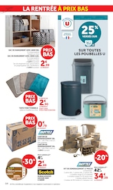 Promos Poubelle dans le catalogue "LES PRIX BAS Spécial rentrée" de Hyper U Poubelle en promo dans le catalogue Hyper U à la page 64