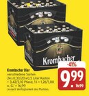 Krombacher Bier Angebote von Krombacher bei E center Erlangen für 9,99 €