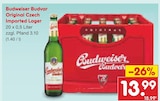 Aktuelles Original Czech Imported Lager Angebot bei Netto Marken-Discount in Dresden ab 13,99 €
