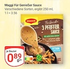 Für Genießer Sauce Angebote von Maggi bei GLOBUS Zwickau für 0,89 €