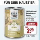 Hundennassfutter im Angebot bei famila Nordwest in Lingen Hundennassfutter Angebote von Wildes Land bei famila Nordwest Lingen für 2,29 €