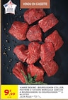 Viande bovine : bourguignon (collier, poitrine et divers morceaux sans os à bourguignon) ou bourguignon mijoter - JEAN ROZÉ à 9,99 € dans le catalogue Intermarché Super