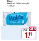 Feuchtes Toilettenpapier von Hakle im aktuellen Rossmann Prospekt