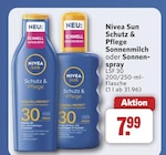 Sun Schutz & Pflege Sonnenmilch Angebote von Nivea bei combi Ahlen für 7,99 €