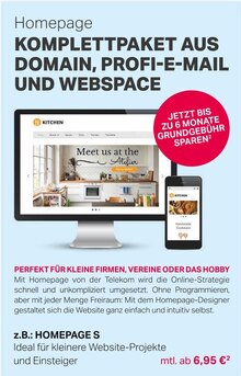 Kiel-Com Kiel - Komplettpaket aus Domain, Profi-E-Mail und Webspace Komplettpaket aus Domain, Profi-E-Mail und Webspace Angebot bei Kiel-Com Kiel im Prospekt #KAUFTLOKAL #BLEIBTGESUND