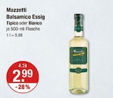 Balsamico Essig Tipico oder Bianco von Mazzetti im aktuellen V-Markt Prospekt für 2,99 €