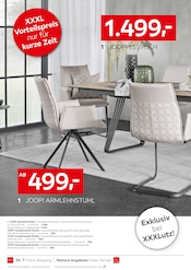 Esstisch im XXXLutz Möbelhäuser Prospekt in Augsburg Aktueller XXXLutz Möbelhäuser Prospekt mit Esstisch, "JOOP! Aktionswochen", Seite 4