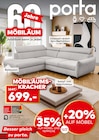 Aktuelles Ecksofa 'Oscar' mit Funktion Angebot bei porta Möbel in Bonn ab 699,00 €