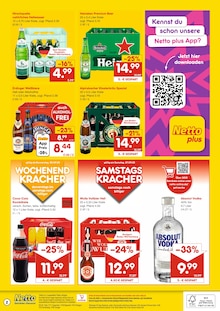Bier im Netto Marken-Discount Prospekt "DER ORT, AN DEM DU IMMER AUSGEZEICHNETE PREISE FINDEST." mit 2 Seiten (Villingen-Schwenningen)