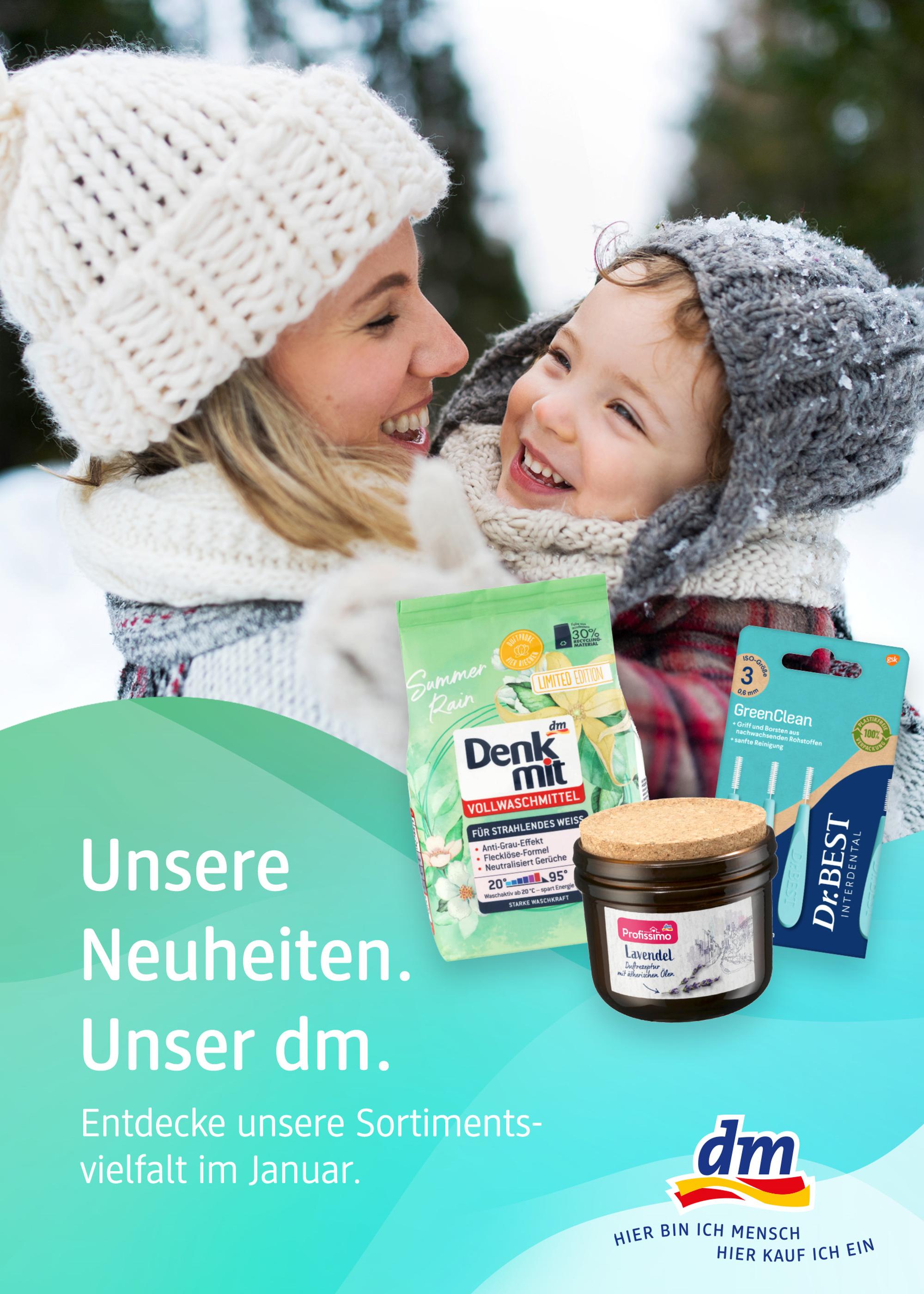 dm-drogerie markt Prospekt für Neudorf mit 1 Seite dm-drogerie markt Prospekt für Neudorf: "Aktuelle Angebote", 1 Seite, 16.01.2022 - 31.01.2022