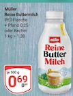 Reine Buttermilch von Müller für 0,69 € bei GLOBUS im Angebot Reine Buttermilch von Müller im aktuellen GLOBUS Prospekt