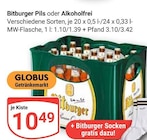 Bitburger Pils Angebote von Bitburger bei GLOBUS Bruchsal für 10,49 €