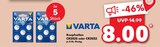 CR2025 im Angebot bei Kaufland in Friedrichshafen CR2025 Angebote von VARTA bei Kaufland Friedrichshafen für 8,00 €