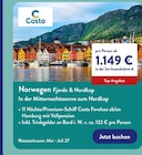 Norwegen Fjorde & Nordkap von Costa im aktuellen ALDI Nord Prospekt