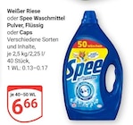 Waschmittel Pulver, Flüssig im Angebot bei GLOBUS in Gotha Waschmittel Pulver, Flüssig Angebote von Spee bei GLOBUS Gotha für 6,66 €