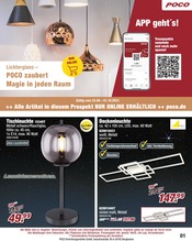 Deckenleuchten Angebote im Prospekt "Lichterglanz – POCO zaubert Magie in jeden Raum" von POCO Deckenleuchten Angebote im Prospekt "Lichterglanz – POCO zaubert Magie in jeden Raum" von POCO auf Seite 1