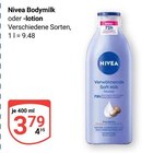 Bodymilk im Angebot bei GLOBUS in Hoyerswerda Bodymilk Angebote von Nivea bei GLOBUS Hoyerswerda für 3,79 €