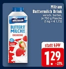 Buttermilch Drink Erdbeere im Angebot bei E center in Mülheim Buttermilch Drink Erdbeere Angebote von Milram bei E center Mülheim für 1,29 €