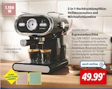 Espressomaschine im Angebot bei Lidl in Hennef Espressomaschine Angebote von Silvercrest bei Lidl Hennef für 49,99 €