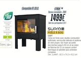 Poêle à bois - SUPRA - Proxi Confort à Avignon Poêle à bois - SUPRA en promo chez Proxi Confort Avignon à 1 499,00 €