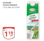 Frische Vollmilch im Angebot bei GLOBUS in Homburg Frische Vollmilch Angebote von Hochwald bei GLOBUS Homburg für 1,19 €
