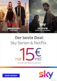Sky Prospekt Der beste Deal: Sky Serien & Netflix