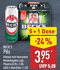 Pils von BECK'S für 3,95 € bei ALDI Nord im Angebot Pils von BECK'S im aktuellen ALDI Nord Prospekt