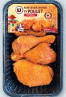 2 hauts de cuisse + 2 pilons de poulet - U en promo chez Super U Saint-Nazaire à 5,59 €