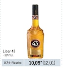 Aktuelles Licor 43 Angebot bei Metro in Remscheid ab 12,01 €