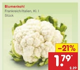 Aktuelles Blumenkohl Angebot bei Netto Marken-Discount in Oldenburg ab 1,79 €