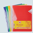 5 cahiers piqûres - U - Super U à Toulon 5 cahiers piqûres - U en promo chez Super U Toulon à 4,79 €